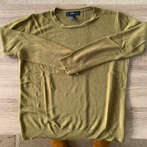 Forever 21 Olive Green Crew Sweater